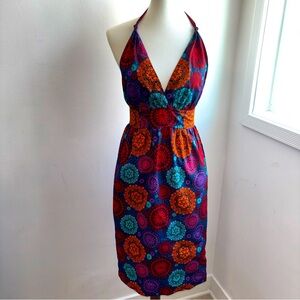 Vintage Fish Fry Spinning Lights Halter Dress